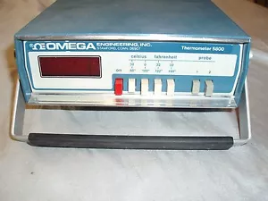 Termómetro portátil Omega 5800 5800-02-19240 batería 2 entradas de sonda termister - Imagen 1 de 4