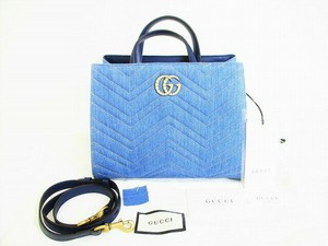 gucci marmont denim pearl bolsa