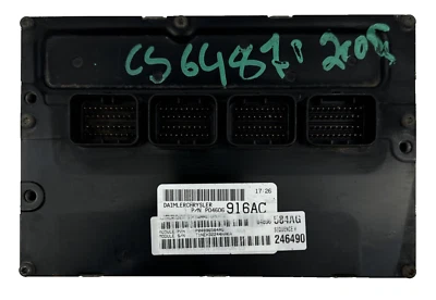 Módulo de control del motor OEM ECU Chrysler Sebring Dodge Stratus 2.7L 05 04606916AC Foto 1 de 3
