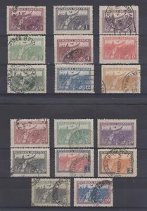 ARGENTINIEN 1930-31 REVOLUTION Ausgabe Sc 374-390 gebraucht SCV 124,25 $ - Bild 1 von 1