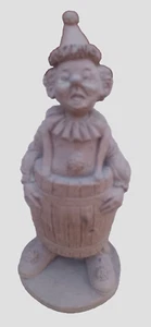 Vintage unbemalte Harz Zirkus Clown Figur gestempelt TNT 7,25" groß - Bild 1 von 5