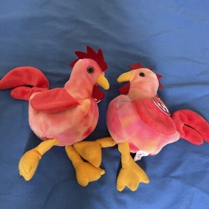 TY Beanie Baby STRUT The Rooster 1996 TOP ZUSTAND Retired Rare! - Bild 1 von 2