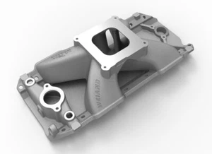 Weiand 7622, One Natural Aluminum Bbc R/P Intake Manifold 4150 - Track Warrior - Picture 1 of 1