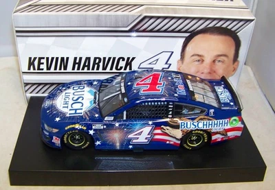 1:24 ACTION 2020 #4 BUSCH LIGHT PATRIOTIC BUSCHHHHH MUSTANG KEVIN HARVICK 1/912 - Image 1 of 4