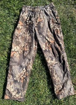 Pantalones de caza Mossy Oak camuflados domador de lluvia con cordón al aire libre para hombre XL camuflaje Foto 1 de 4