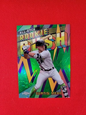 2024 Topps Chrome - All-Etch Rookie Rush #CERR-6 Curtis Mead (RC) /99 Tampa Bay! - Image 1 of 2