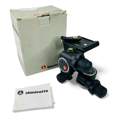 Manfrotto 410 Junior Geared Head Tripod Head w/ Box – Missing Plate - Image 1 of 4
