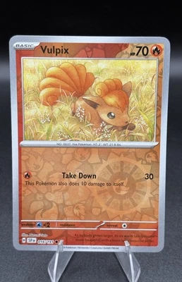 Vulpix 016/191 SV08: Surging Sparks Reverse Holo Pokémon TCG NM/M - Image 1 of 2