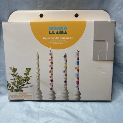 NEW IN SEALED BOX MONDO LLAMA 10" TAPER MAKING CANDLE KIT FOR ADULT CRAFTERS - Image 1 of 4