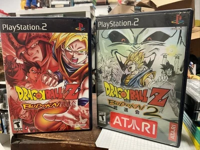 Dragon Ball Z: Budokai 1 + 2 Complete in Box Lot PlayStation 2 PS2 Games - Image 1 of 4
