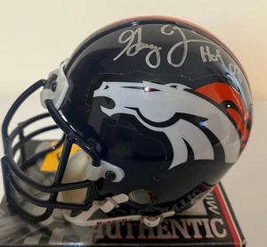 Gary Zimmerman Signed Broncos Riddell Mini Helmet Autograph Auto Beckett BAS - Picture 1 of 4