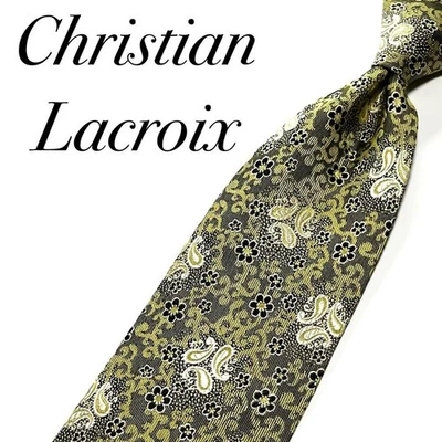Christian Lacroix Tie Necktie SUITS Mes ALL SILK Designer Multicolor Luxury ck26 - Image 1 of 4