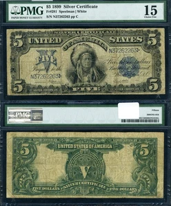 FR. 281 $5 1899 Silver Certificate PMG Choice F15 - Picture 1 of 3
