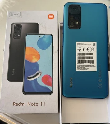 Xiaomi Redmi Note 11 4GB 128GB blue 6,43" Smartphone NFC Versione Globale USATO - Immagine 1 di 3