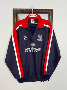 Vintage 90's Patrick West Bromwich Albion Football Sweatshirt Jacket Track Top L - Picture 1 of 15