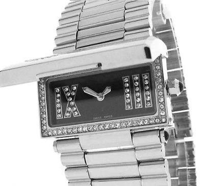 CERRUTI LADIES SCATOLA SOGNO SWISS WATCH NEW STAINLESS BLACK CT68282X403011 - image 1 of 4