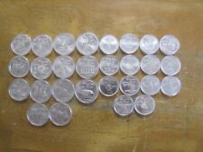 1976 CANADA MONTREAL OLYMPIC SILVER COMPLETE 28 COIN SET WITH NO BOX