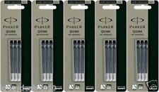 Parker Quink Black Ink Cartridge Refill 3x for All Fountain Pen