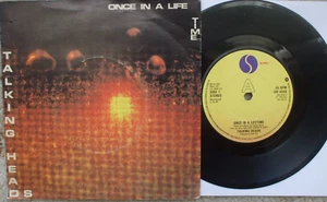 Talking Heads - Once In A Lifetime / Seen And Not Seen - 45 + Picture Sleeve - Picture 1 of 2