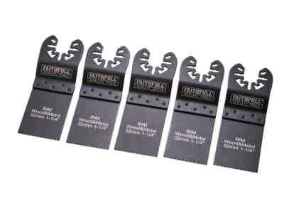 Faithfull 5 Piece Multi-Tool Blade Set - XMS24MT5SET