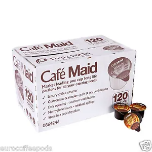 120 Cafe Maid Luxury Coffee Creamer Long Life Individual Portions 12Ml - Picture 1 of 1