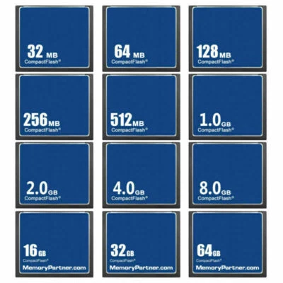 OEM CF 1GB 2GB 4GB 8GB 16GB 32 64GB 32/256/512MB CompactFlash 50-Pin Memory Card - Image 1 of 4