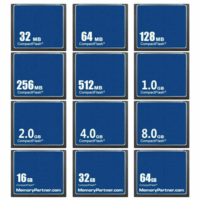 OEM CF 1GB 2GB 4GB 8GB 16GB 32 64GB 32/256/512MB CompactFlash 50-Pin Memory Card - Image 1 of 4