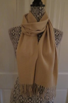 Portolano Woven Cashmere Scarf - Man or Woman –Oatmeal - NWT - $176 - Image 1 of 4