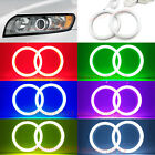 cotton RGB halo ring for Volvo S40 V50 08-11 Headlight LED angel eye BT APP DRL Volvo V50