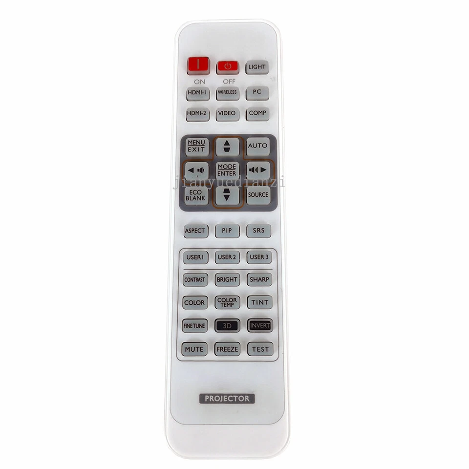 New Replace For BenQ Projectors Remote Control HD227D TH750 W1070 W1080ST W750 - Image 1 of 3