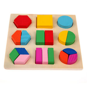 Juguete Montessori De Bloque De Construcción Lindo Cubo De R 