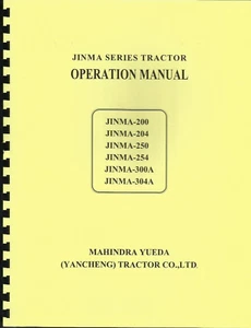 Jinma tractor  200,204,250,254,300A,304A Tractor Manual - Picture 1 of 1
