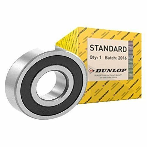 6204 2RS DUNLOP RUBBER SEALED BEARING 20MM X 47MM X 14MM - Image 1 of 1