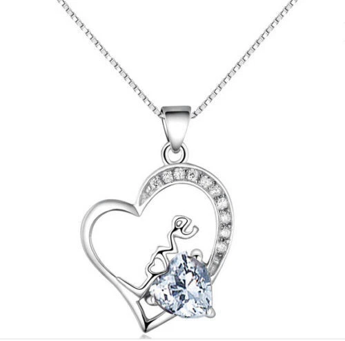 925 Sterling Argento Pendente (012) - Immagine 1 di 1