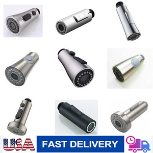 Kitchen Sink Pull-Down Faucet Sprayer Pull Out Spray Head Replacement Head Set - Picture 1 of 33
