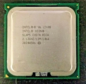 2.13 GHz Intel Xeon Quad Core L5408 12MB L2/1066MHz SLAP5 CPU - Picture 1 of 2