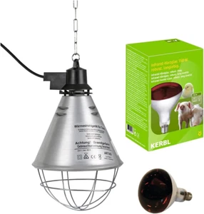 - Kit Lampada a Raggi Infrarossi Riscaldante Da 250 W + Riflettore Portalampada - Foto 1 di 12