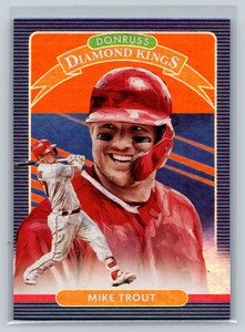 2020 Donruss Diamond Kings #9 Mike Trout Blue