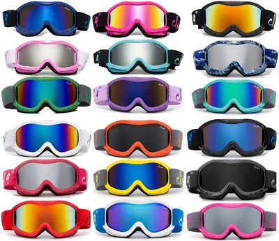 CLOUD 9 Kids Ski Snow Goggles Anti-Fog Snowboarding Kids Junior Professional Ski Goggles