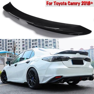 For 2018-2024 Toyota Camry Carbon Fiber Print TRD Style Duckbill Trunk Spoiler - Picture 1 of 6
