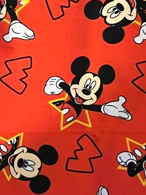 Springs Creative Disney Mickey Cotton Fabric 2015 Sewing Craft 26 x 44 Inch - Image 1 of 4