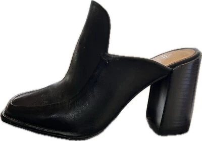 ANTONIO MELANI NEGRO ROMANO CUERO SUPERIOR MUJER MULAS TALLA 6M NUEVO Foto 1 de 4