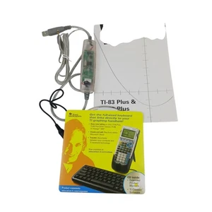TI-84 Plus Silver Edition Instruction Manual, CD & USB Cable ONLY  NO Calculator - Picture 1 of 4