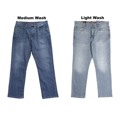 Lucky Brand Men's 410 Athletic Fit Straight Leg 5 Pocket Stretch Denim Jeans - Image 1 of 2