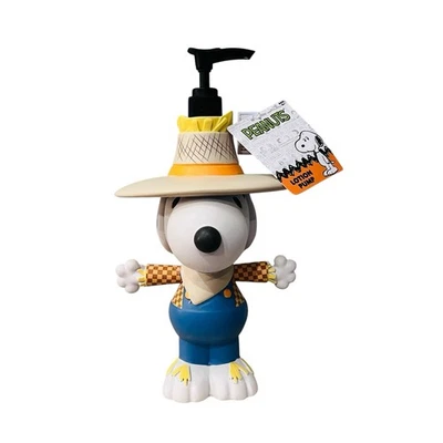 Peanuts Snoopy Fall Scarecrow Resin Soap Lotion Dispenser NEW - Image 1 of 4