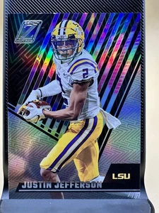 2023 Panini Chronicles Draft Picks - Zenith #19  - Justin Jefferson Vikings LSU - Picture 1 of 4