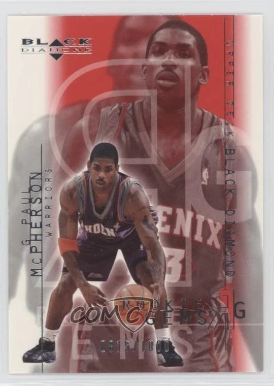 2000-01 Upper Deck Black Diamond Gems /1000 Paul McPherson #104 Rookie RC - Image 1 of 2