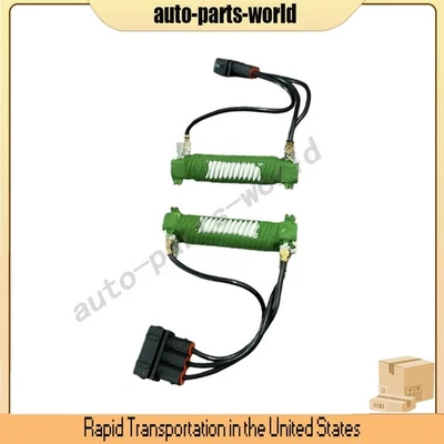 Juego de 2 resistencias de ventilador de refrigeración del motor para Volkswagen EuroVan Transporter 701959263D Foto 1 de 4