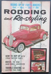 Revista Rodding and Restyling septiembre 1958 - Imagen 1 de 3