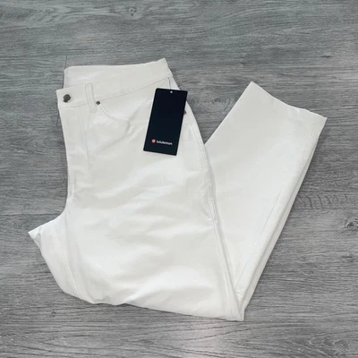 Pantalones Lululemon ABC Delgados 32"L Hombres 32 Rectos 5 Bolsillos Utilitech Oficina Golf Nuevos Foto 1 de 4